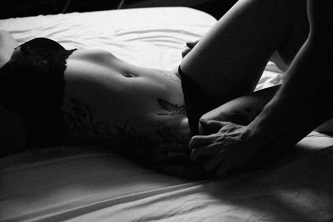 Intimate couples boudoir photograph capturing connection, taken on location in Johannesburg by Boudoir Secrets